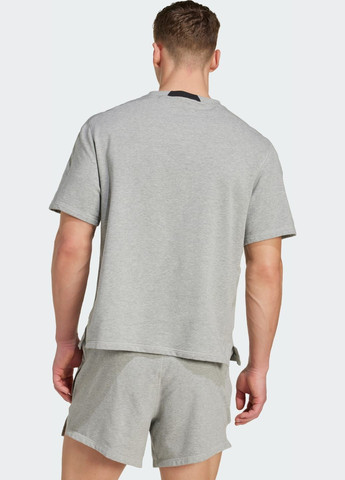 Серая футболка d4t x adidas