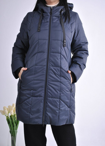 Синє демісезонне Стьбане легке пальто Fashion Club