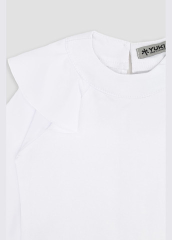 Блуза для дівчинки колір білий ЦБ-00253494 Yuki (300359745)