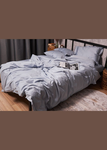 Комплект постільної білизни Satin Premium двоспальний 175х210 наволочки 2х40х60 (MS-820003855) Moon&Star Skyline (288043370)