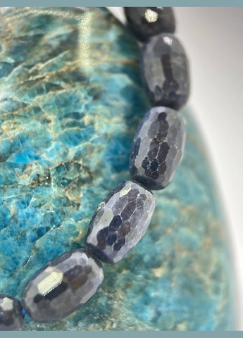 Браслет сапфір 13х8 мм 16 см 26 гр No Brand (305698083)