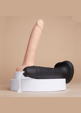 Фаллоимитатор, заканчивающий Squirting Cum Dildo Realistic Black, диам. 3,5 см, силикон Strap-On-Me (335395355)