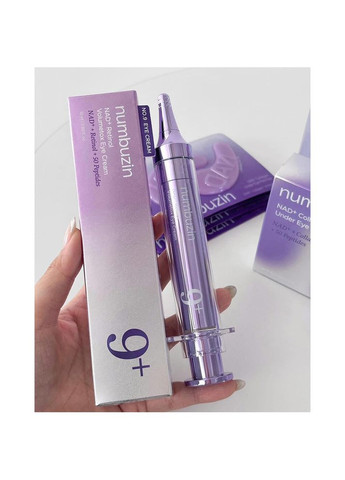 Антивіковий крем під очі з ретинолом та NAD+ No.9 NAD+ Retinol Volumetox Eye Cream 10 ml Numbuzin (360973500)