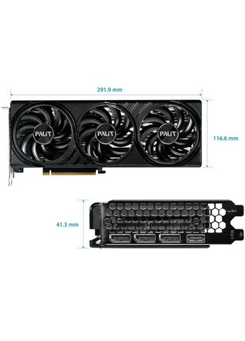 Видеокарта GeForce RTX 5060 Ti Infinity 3 OC 16GB 128bit 2407/28000 MHz (NE7506TS19T1-GB2061S) Palit (340405120)
