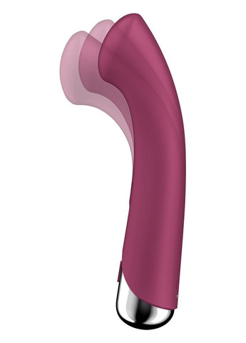 Вибратор для точки G Spinning G-Spot 1 с ротацией, красный Satisfyer (347280390)
