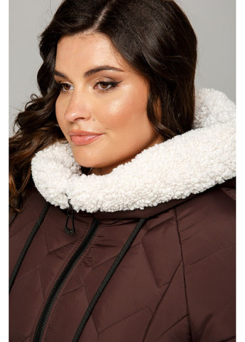 Коричневая зимняя куртка тоскана all posa (ap101655p) A'll Posa