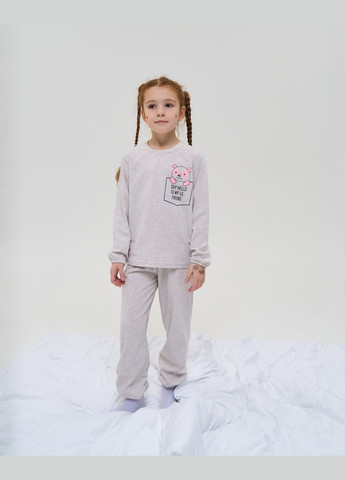 Молочна піжама для дівчинки зі штанами Nicoletta