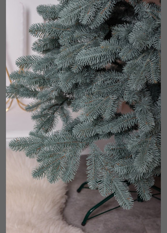 Искусственная елка литая Карпатская 2,3 метра голубая V18 LUGI (363554583)