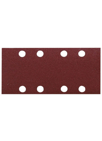 Набір шліфувального паперу P-42189 (80х133 мм, 8 отворів, К60, 10 шт) шліфпапір шліфлисти (30551) Makita (295036857)