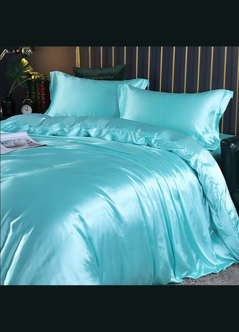 Атласное постельное белье Полуторный 145 x 210 + 4 x 50 x 70 (141412) No Brand (306633615)