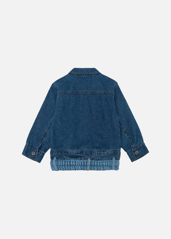 Синяя демисезонная куртка джинсовая для девочки цвет синий cb-00244440 Cemix