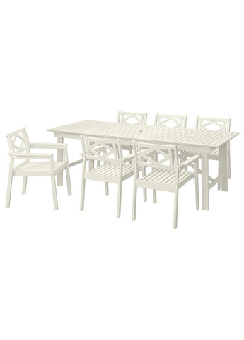 Стол + 6 стульев с подлокотниками. ИКЕА BONDHOLMEN (s49551180) IKEA (293483753)