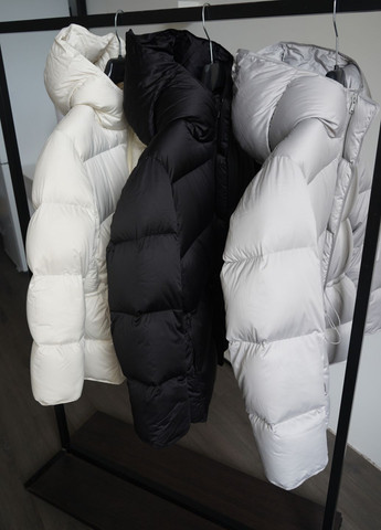 Чорний зимній Пуховик One