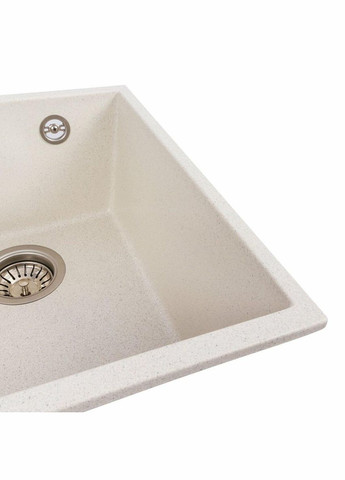 Кухонна гранітна мийка 3744 ROXY біла в крапку Valeso (342071196)