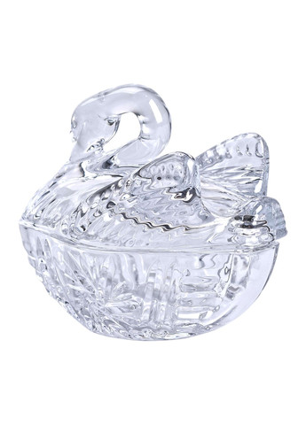Сахарница Yiwu стеклянная фигурная 14*9*11 см прозрачная HP-YH-40 No Brand (360977677)