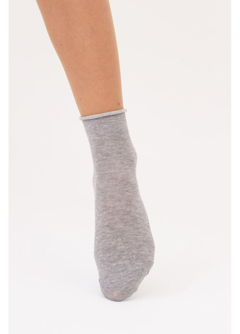 Сірі шкарпетки класичні Giulia однотонні (366740558)
