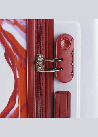 Чемодан 20" S 44л White/Red Print (DAS302888) Semi Line (322200318)