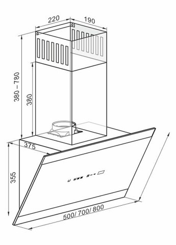 Витяжка AT 8435 Eco Kaiser (308849511)