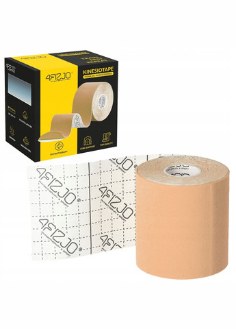 Лента кинезиологическая (кинезио тейп) 7.5 см x 5 м 4FJ0545 Biege 4FIZJO (322062717)