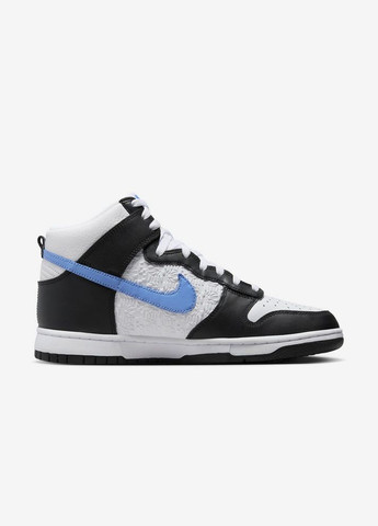 Чорно-білі всесезонні кросівки dunk high retro Nike