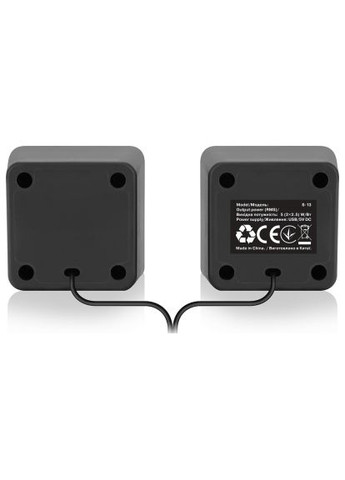 Акустическая система (EL121100021) Real-El S-13 USB Black (366153630)
