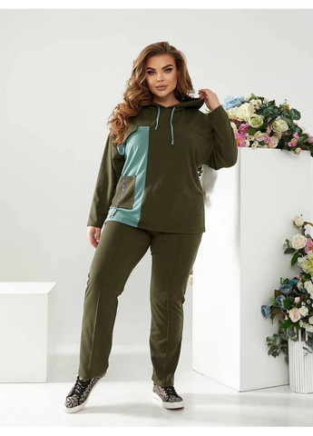 Женский спортивный костюм большого размера с тесьмой и капюшоном | Замеры в описании Vione (367076161)