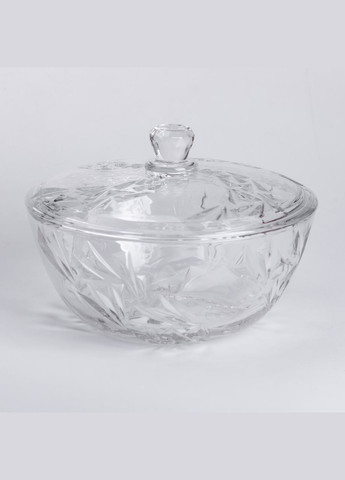 Салатниця скляна з кришкою 24 см під кришталь Yiwu (326599374)