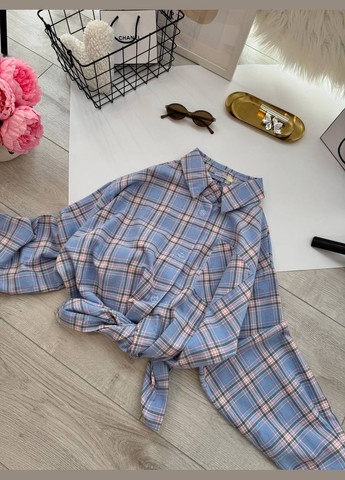 Сорочка класична у клітинку Adelante (326501477)