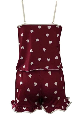 Комбінована всесезон піжама жіноча 14380 s бордова Fashion