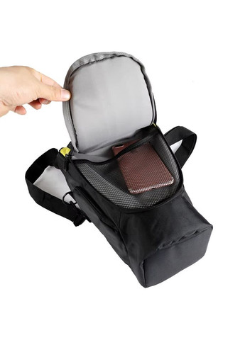 Професійна вертикальна сумка для фотоапарата 31 см на плече з жовтим ( код: IBF082BY ) Digital (325861916)