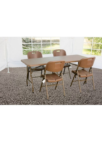 Стул складной ТЕ1813 коричневый 4820211100216BROWN Time Eco (316468193)