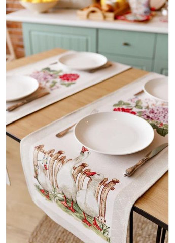 Доріжка Гуси 35х100 см Різнобарвний (8277) Прованс (367114306)