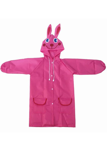 Дощовик дитячий для дівчинки My Joy Зайчик C33802 довжина 65 см Рожевий VTech (333337523)