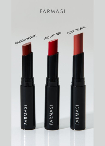 Помада-стік Stylo 06 Блискучий червоний 1,8 г Farmasi (295439979)