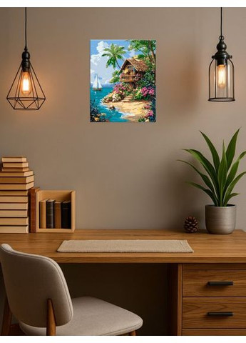 Картина за номерами - Життя в тропіках ©art_selena_ua 40х50 см IDEYKA (362083218)