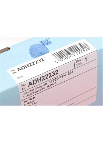 Фільтр повітряний Honda (вир-во ) ADH22232 Blue Print (379610976)