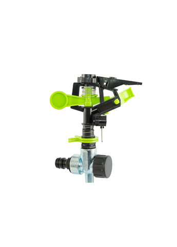 Дождеватель пульсирующий 1/2" металлический колышек 3 режима 20 метров 92-9329 Mastertool (364120979)