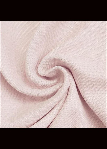 Штора на серых люверсах 1 шт с подхватом 150х250 см микровелюр Светло-розовый No Brand (337358296)