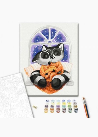 Картина за номерами "Оійти єнотиків" 40х50 см Brushme (318017998)