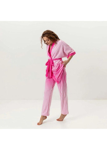 Комбінована всесезон комплект жіночий з плюшевого велюру штани та халат victoria’s secret pink 3432_m 16012 m FlexDress