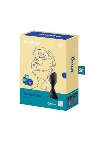 Анальная смарт-пробка с вибрацией Trendsetter Black Satisfyer (396563399)