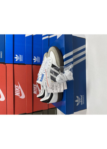Черные демисезонные кроссовки мужские adidas samba og white black адидас самба No Brand
