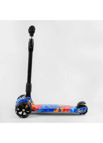 Складной детский самокат трехколесный MAXI, руль 5 положений 25х62 см Best Scooter (289368469)