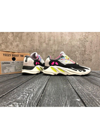 КРОСІВКИ ЖІНОЧІ ADIDAS YEEZY BOOST 700 V1 WAVE RUNNER PINK KAWS АДІДАС ІЗІ БУСТ No Brand рожеві демісезони (367173230)