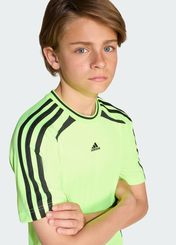Зелена демісезонна футболка teamgeist kids adidas