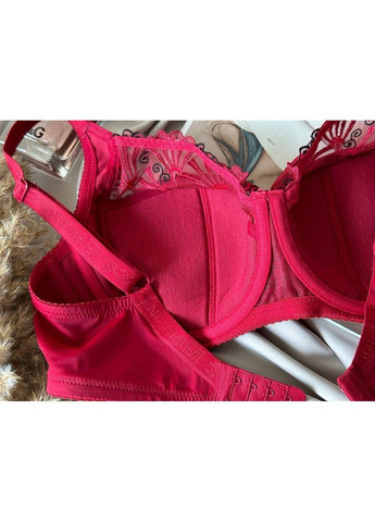 Красный бюстгальтер полномерный на чашку е красный Finikin