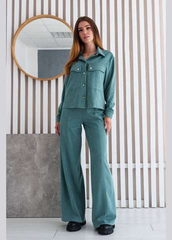 Светло-зеленая повседневный рубашка RiMari