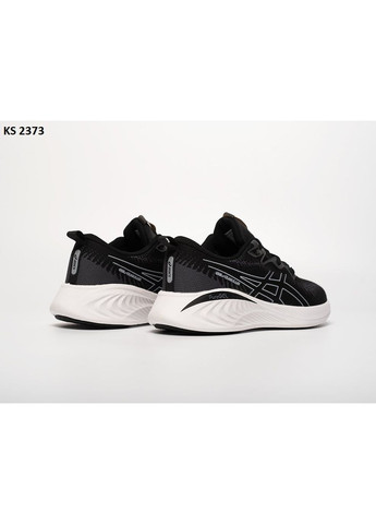 Чорні Осінні кросівки чоловічі asics gel-cumulus 25 black white асікс гель No Brand