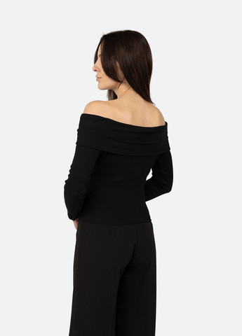 Футболка з довгим рукавом жіноча колір чорний CB-00270511 Busem - (319075611)