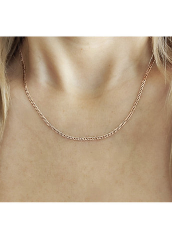 Серебряная цепочка 925 пробы в позолоте Ромб 2 мм 45 см No Brand (366664899)